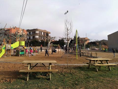 El parc, el dia de la inauguració, el 19 de gener